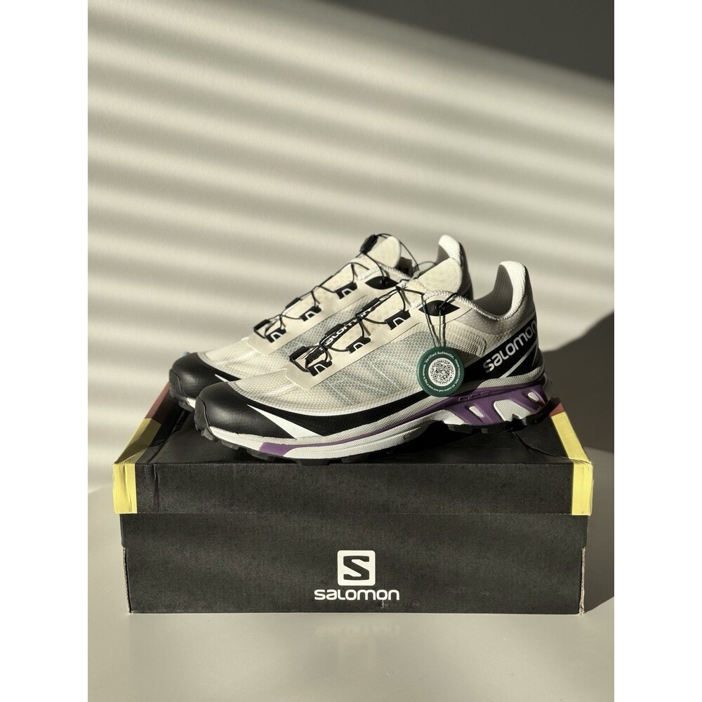 BRAND NEW Salomon XT-6 FT Rainy Day Royal Lilac Men's 9.5 / Women's 10.5